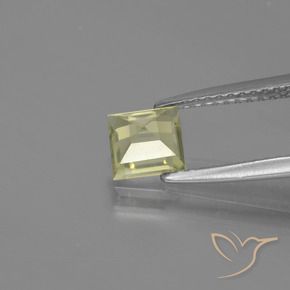 Diásporo com mudança de cor Amarelo muito claro Natural 0.81ct, Quadrado, VS