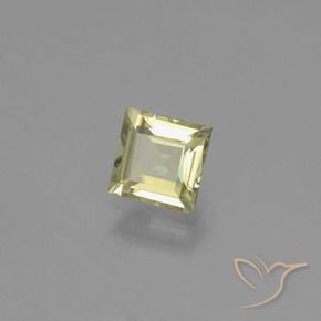 Diásporo com mudança de cor Luz amarela Natural 0.78ct, Quadrado, VVS-VS