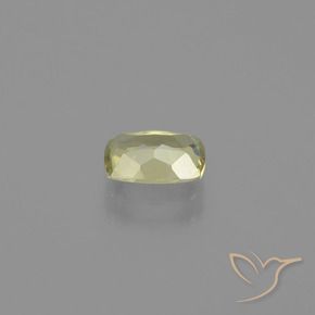 Diásporo com mudança de cor Amarelo Muito Pálido Natural 0.83ct, Almofada, VVS