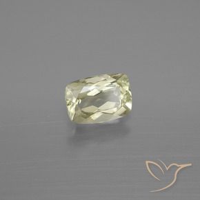 Diásporo com mudança de cor Amarelo claro Natural 1.13ct, Almofada, VS