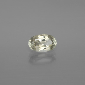 Diasporo de mudança de cor amarelo natural 1,10ct, corte oval, VVS-VS