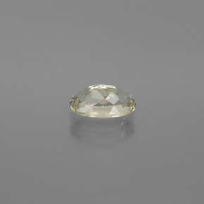 Diasporo de mudança de cor amarelo natural 1,10ct, corte oval, VVS-VS