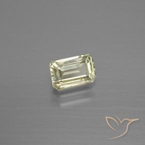 Diásporo com mudança de cor Luz amarela Natural 1.17ct, Corte Octógono / Esmeralda, VS-SI