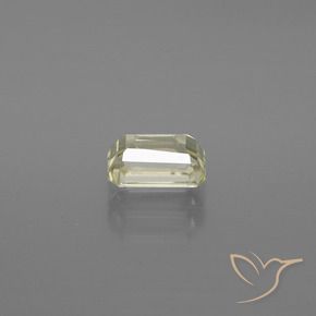 Diásporo com mudança de cor Luz amarela Natural 1.17ct, Corte Octógono / Esmeralda, VS-SI