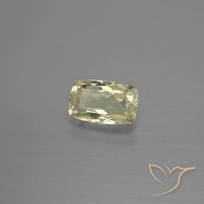 Diásporo com mudança de cor amarelo bege Natural 1.17ct, Almofada, VVS