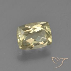 Diásporo com mudança de cor Amarelo claro Natural 1.12ct, Almofada, VVS-VS