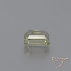 Diásporo com mudança de cor Amarelo muito claro Natural 1.41ct, Corte Octógono / Esmeralda, VS-SI