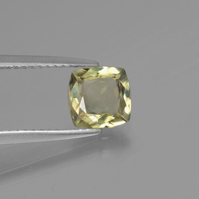Diasporo de mudança de cor mudança de cor natural 1,25ct, almofada cortada, VVS-VS