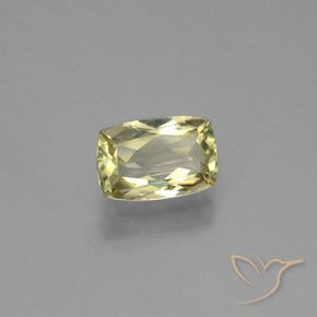 Diásporo com mudança de cor Amarelo muito claro Natural 1.22ct, Almofada, VS