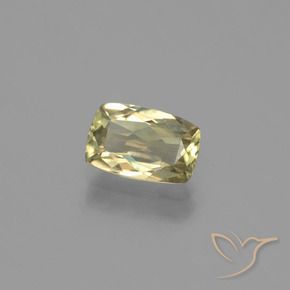 Diásporo com mudança de cor Amarelo acastanhado Natural 1.20ct, Almofada, VVS-VS