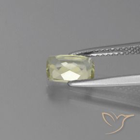 Diásporo com mudança de cor Amarelo muito claro Natural 1.13ct, Almofada, VVS