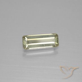 Diásporo com mudança de cor Amarelo muito claro Natural 1.11ct, Corte Octógono / Esmeralda, VS