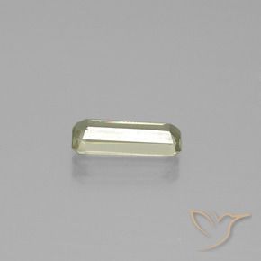 Diásporo com mudança de cor Amarelo muito claro Natural 1.11ct, Corte Octógono / Esmeralda, VS