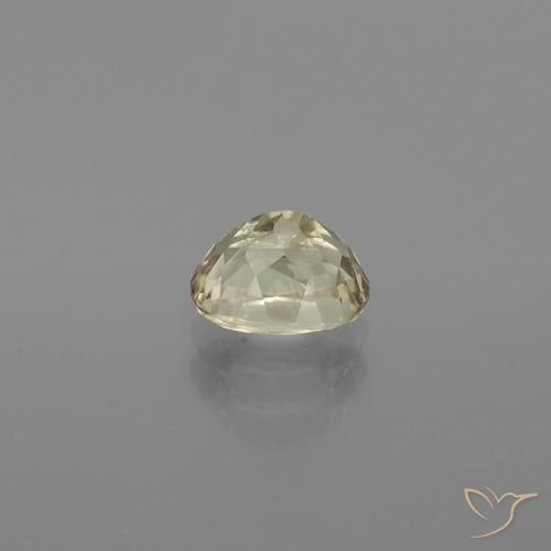 Diásporo com mudança de cor Luz amarela Natural 1.00ct, Formato de pêra, VS-SI