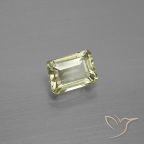 Diásporo com mudança de cor Luz amarela Natural 1.01ct, Corte Octógono / Esmeralda, VS