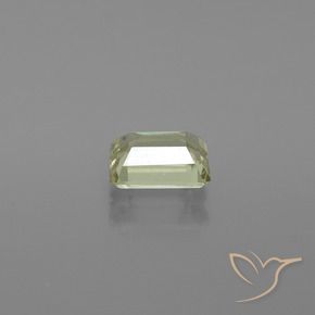Diásporo com mudança de cor Luz amarela Natural 1.01ct, Corte Octógono / Esmeralda, VS