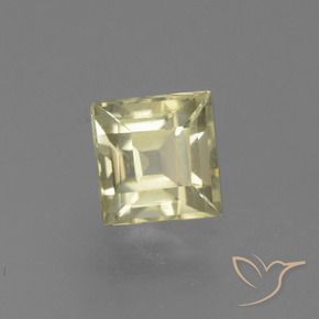 Diásporo com mudança de cor amarelo médio Natural 0.99ct, Quadrado, VS