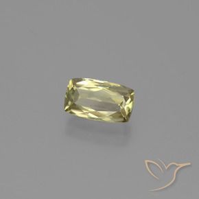 Diásporo com mudança de cor Amarelo Muito Pálido Natural 1.37ct, Almofada, VS