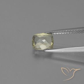 Diásporo com mudança de cor Amarelo muito claro Natural 1.05ct, Almofada, VVS-VS