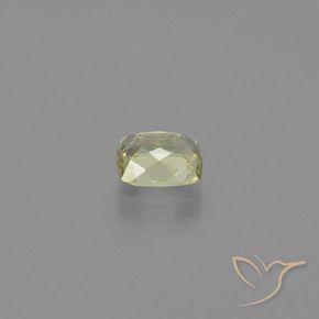Diásporo com mudança de cor Luz amarela Natural 1.06ct, Almofada, VS