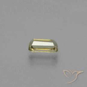 Diásporo com mudança de cor Amarelo verde Natural 0.95ct, Corte Octógono / Esmeralda, VS