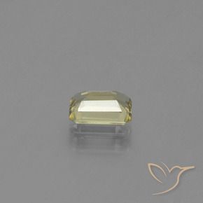 Diásporo com mudança de cor Luz amarela Natural 0.88ct, Corte Octógono / Esmeralda, VS