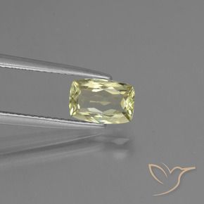 Diásporo com mudança de cor Luz amarela Natural 1.39ct, Almofada, VS