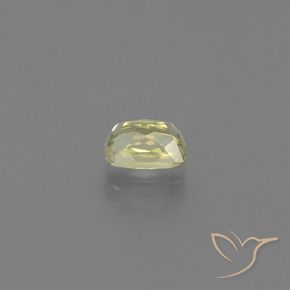 Diásporo com mudança de cor Amarelo verde Natural 1.24ct, Almofada, VVS-VS