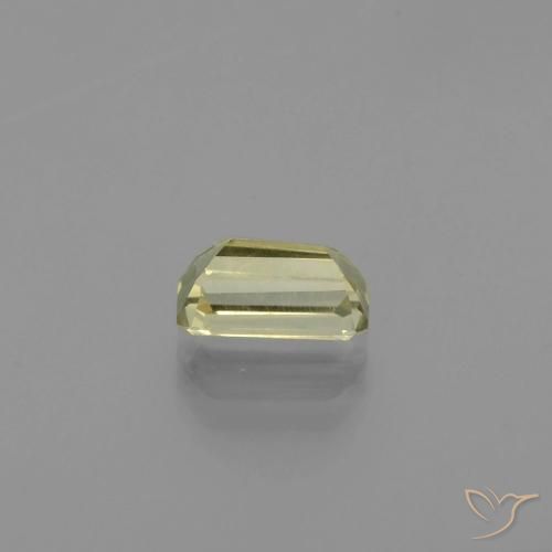 Diásporo com mudança de cor amarelo quente Natural 1.40ct, Corte Octógono / Esmeralda, VS