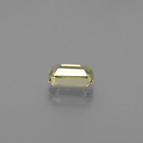 Diasporo de mudança de cor amarelo natural 1,10ct, corte esmeralda, VS