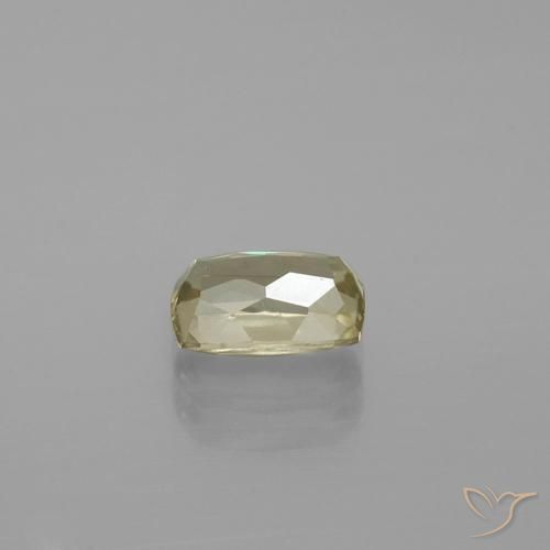 Diasporo de mudança de cor amarelo natural 1,20ct, almofada cortada, VVS-VS