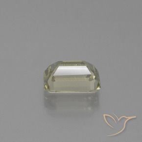 Diásporo com mudança de cor Amarelo muito claro Natural 1.31ct, Corte Octógono / Esmeralda, VVS-VS