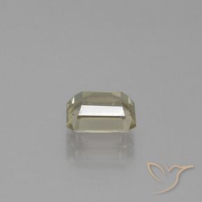 Diásporo com mudança de cor Luz amarela Natural 1.11ct, Corte Octógono / Esmeralda, VVS-VS