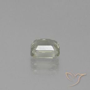Diásporo com mudança de cor Amarelo Claro Verde Natural 1.19ct, Corte Octógono / Esmeralda, VVS-VS