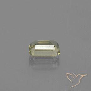 Diásporo com mudança de cor Amarelo acastanhado Natural 1.05ct, Corte Octógono / Esmeralda, VS