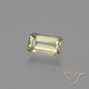 Diásporo com mudança de cor Amarelo Claro Verde Natural 1.12ct, Corte Octógono / Esmeralda, VS