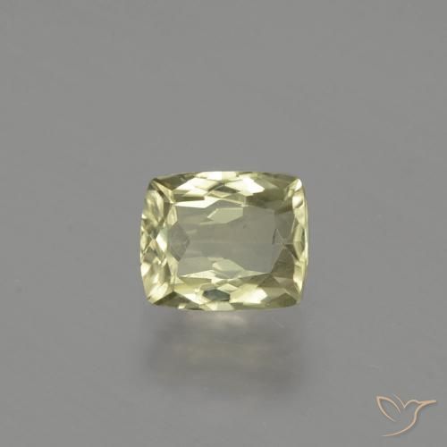 Diásporo com mudança de cor Amarelo claro Natural 1.08ct, Almofada, VS