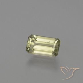 Diásporo com mudança de cor Amarelo verde Natural 1.05ct, Corte Octógono / Esmeralda, VVS-VS