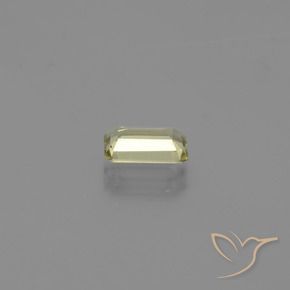 Diásporo com mudança de cor Luz amarela Natural 1.07ct, Corte Octógono / Esmeralda, VS