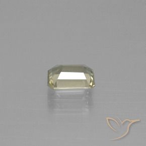 Diásporo com mudança de cor Luz amarela Natural 0.90ct, Corte Octógono / Esmeralda, VVS-VS