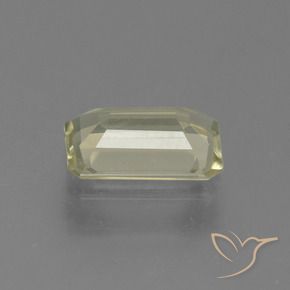 Diásporo com mudança de cor Luz amarela Natural 0.90ct, Corte Octógono / Esmeralda, VVS-VS