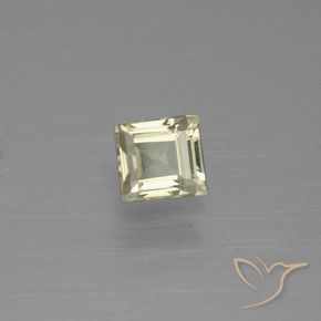 Diásporo com mudança de cor Amarelo Dourado Claro Natural 0.78ct, Quadrado, VVS-VS