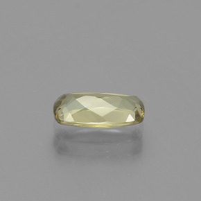 Diasporo de mudança de cor amarelo natural 1,30ct, almofada cortada, VVS-VS