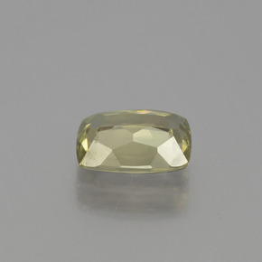 Diasporo de mudança de cor amarelo natural 1,12ct, almofada cortada, VS