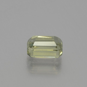 Diásporo com mudança de cor Amarelo claro Natural 1.24ct, Corte Esmeralda, VS