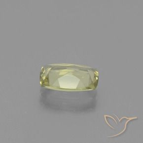Diásporo com mudança de cor amarelo médio Natural 0.93ct, Almofada, VVS-VS