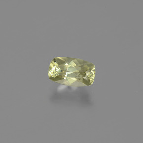Diasporo de mudança de cor amarelo natural 1,13ct, almofada cortada, VVS