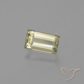 Diásporo com mudança de cor Amarelo acastanhado Natural 1.38ct, baguete, VVS