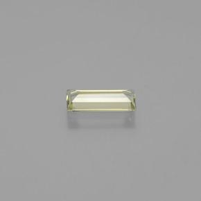 Diasporo de mudança de cor amarelo natural 1,32ct, baguete, VVS