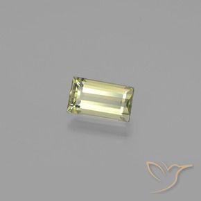 Diásporo com mudança de cor amarelo médio Natural 1.49ct, baguete, VVS